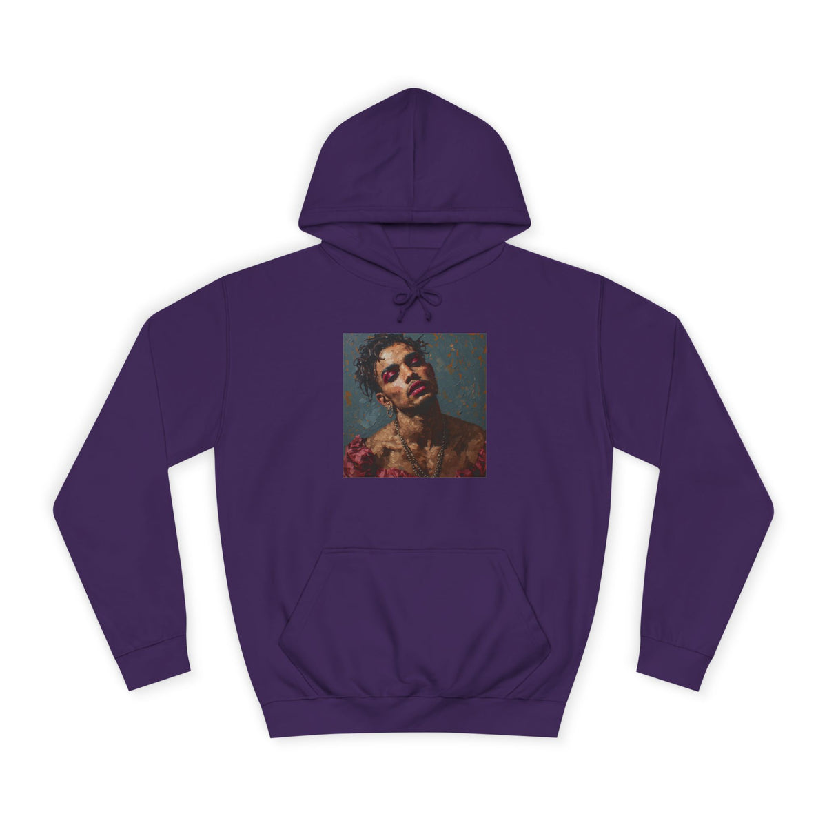 Man w/ Pink Eye Shadow Hoodie