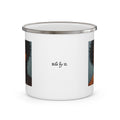 Man With Necklace Enamel Cup w/ Rile By IL Logo