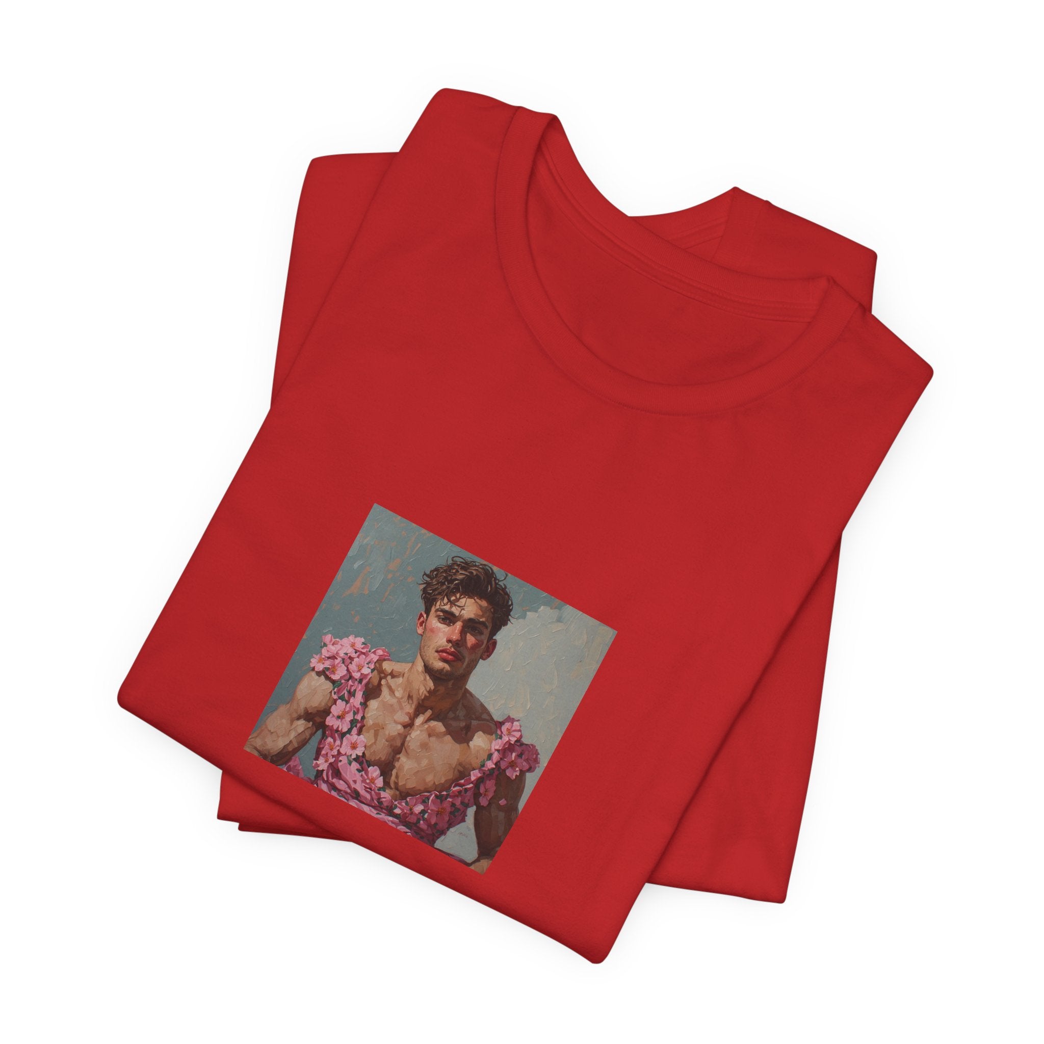 Man In Pink Dress T-shirt