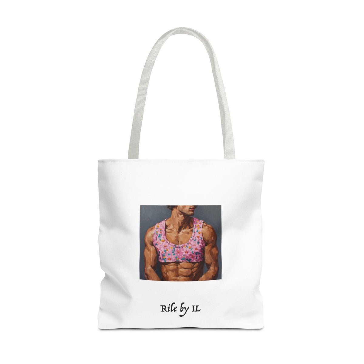 Man In Pink Crop TopTote Bag