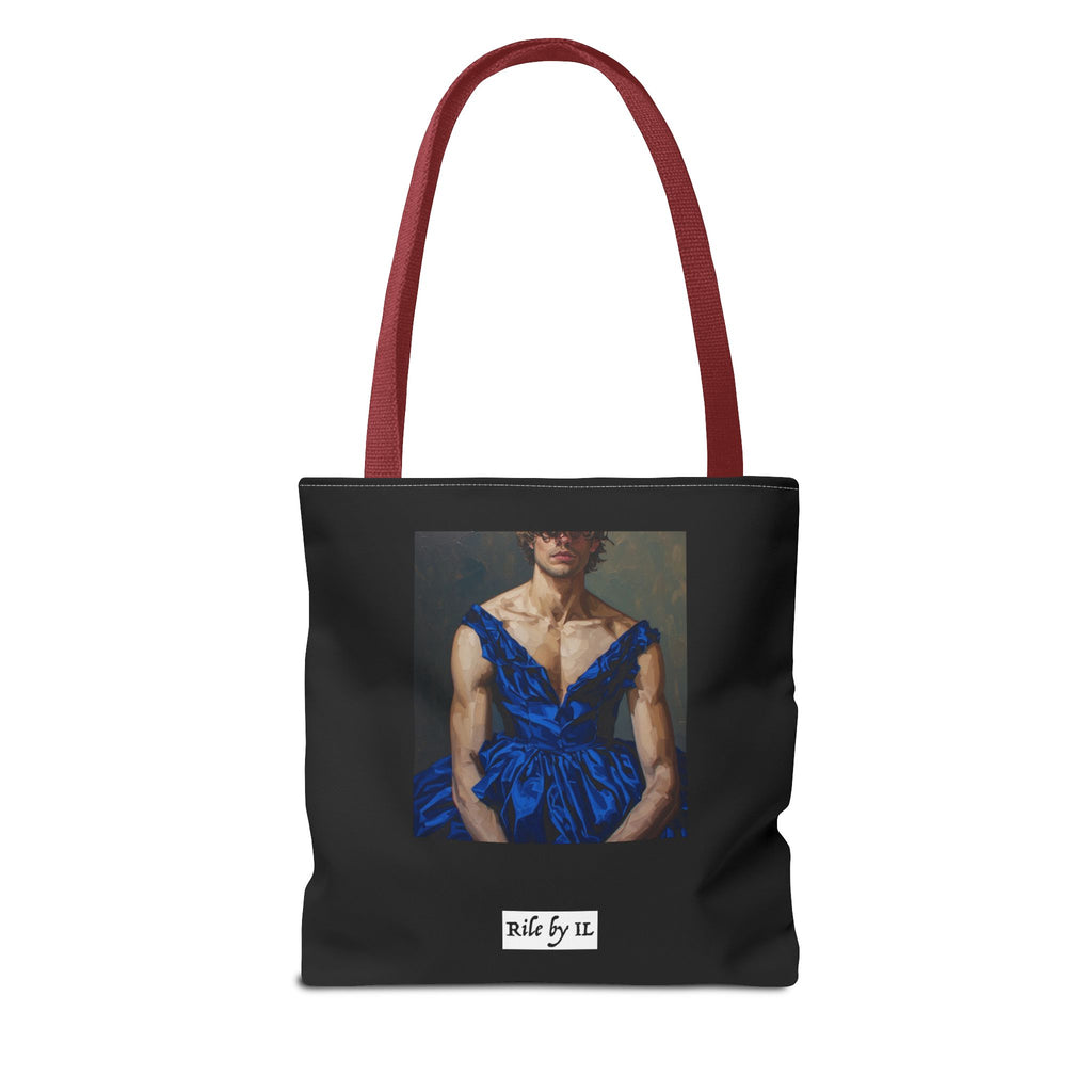 Man In Blue Dress Tote Bag