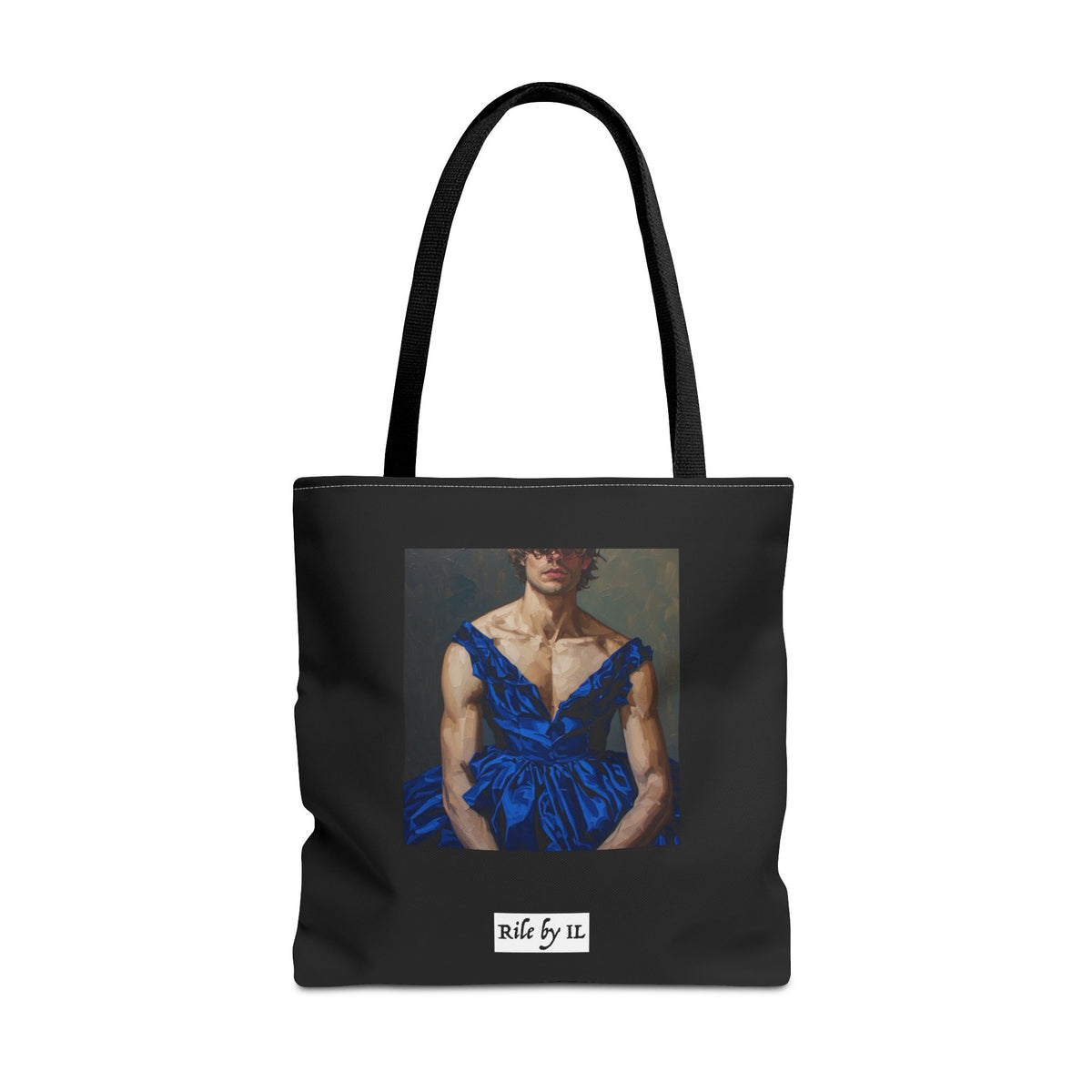 Man In Blue Dress Tote Bag