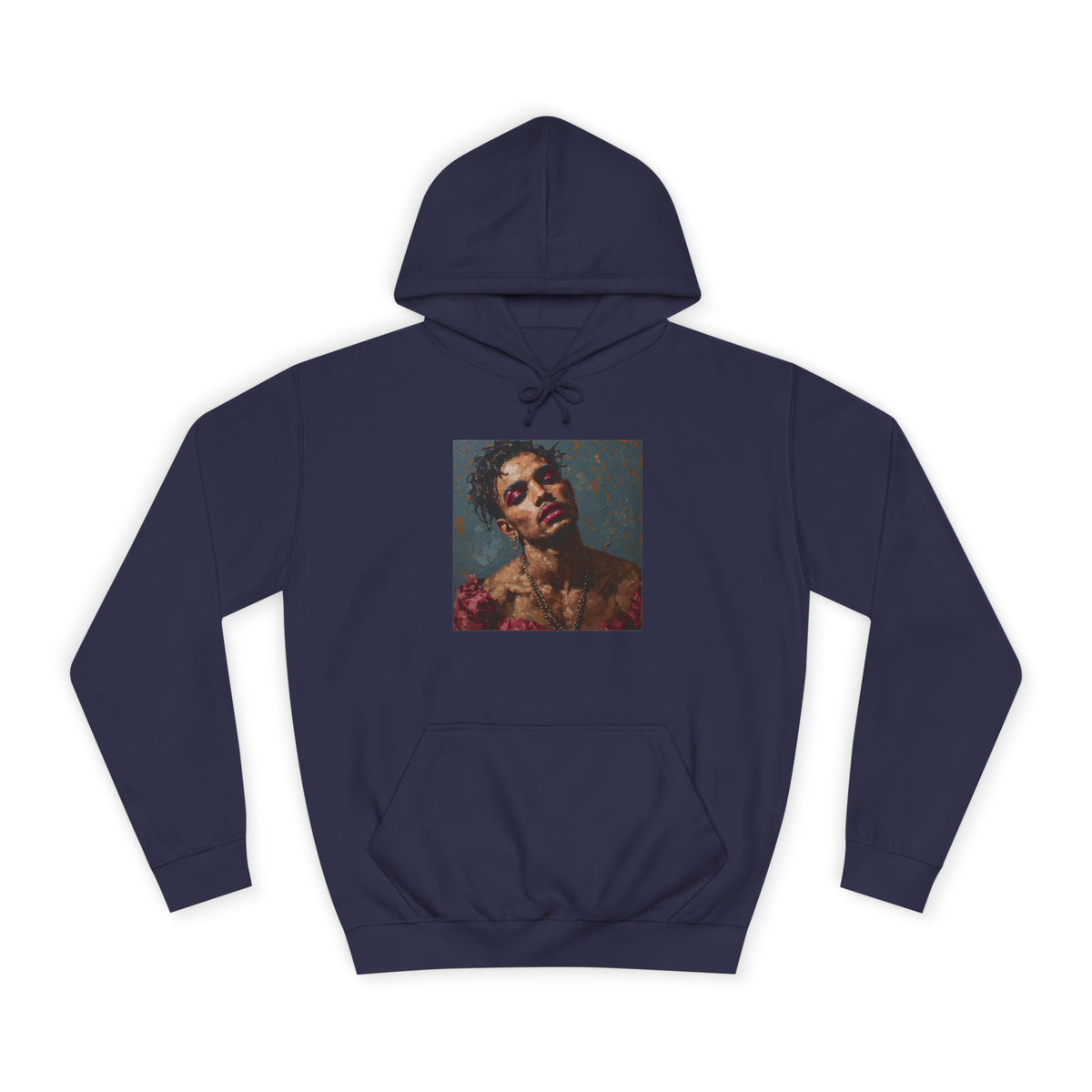 Man w/ Pink Eye Shadow Hoodie