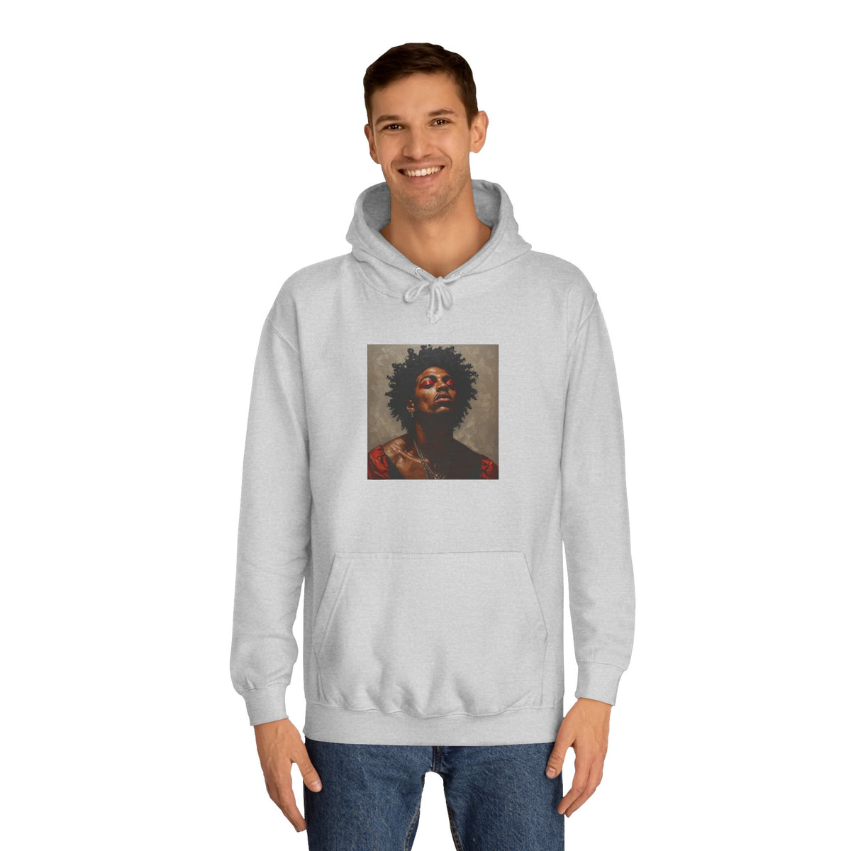 Man w/ Red Eyeshadow Hoodie