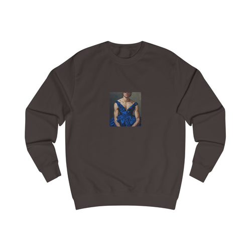 Blue Bow Portrait Sweatshirt