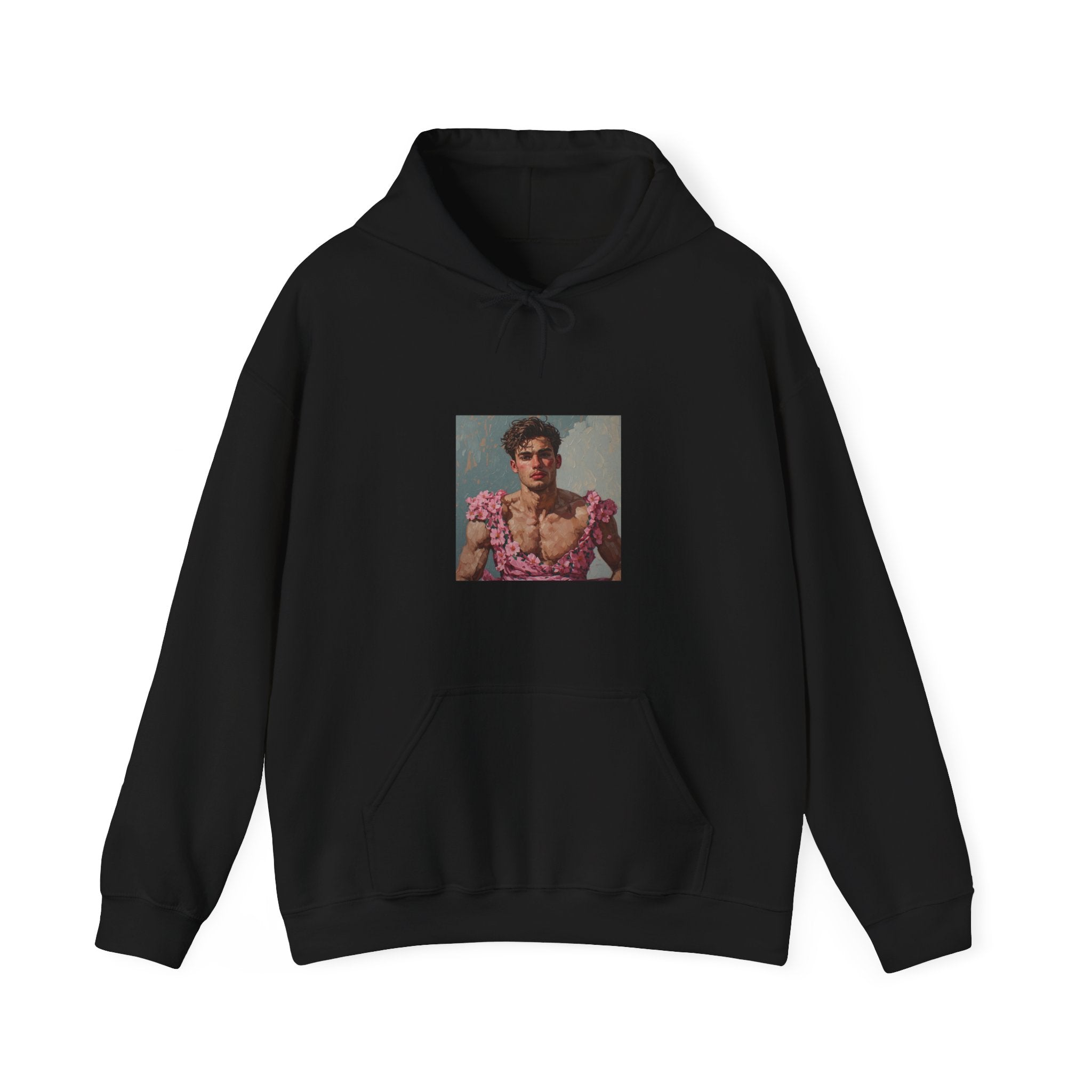 Man In Pink Dress Graphic Pullover