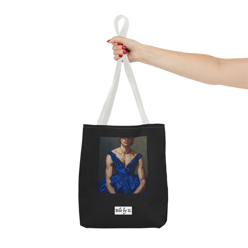 Man In Blue Dress Tote Bag