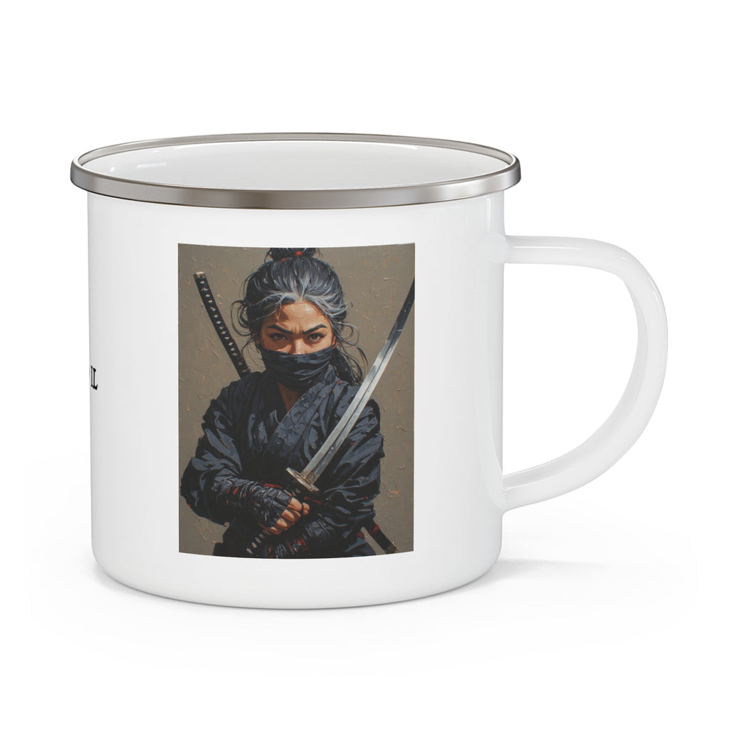 Warrior Camping Enamel Cup
