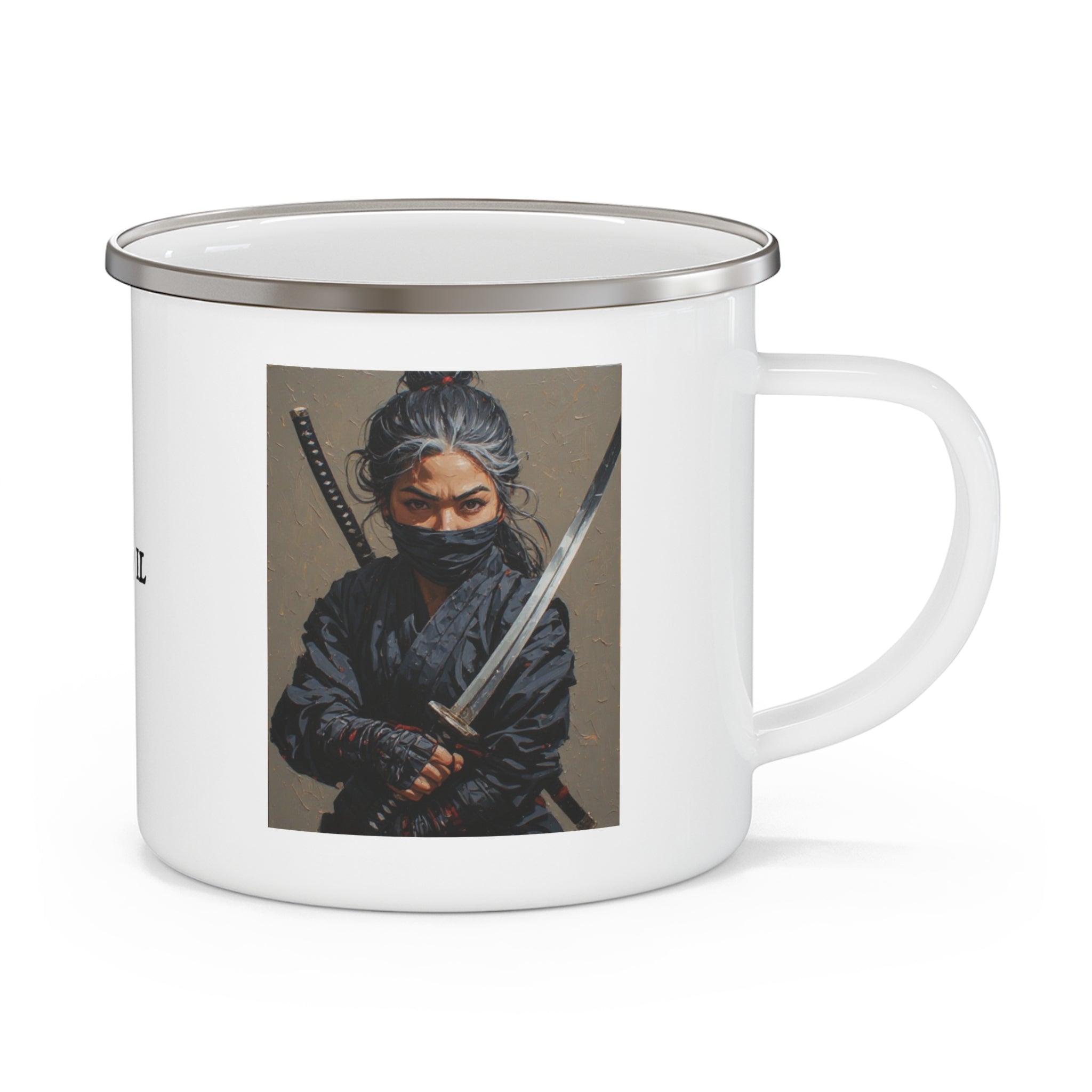 Warrior Camping Enamel Cup