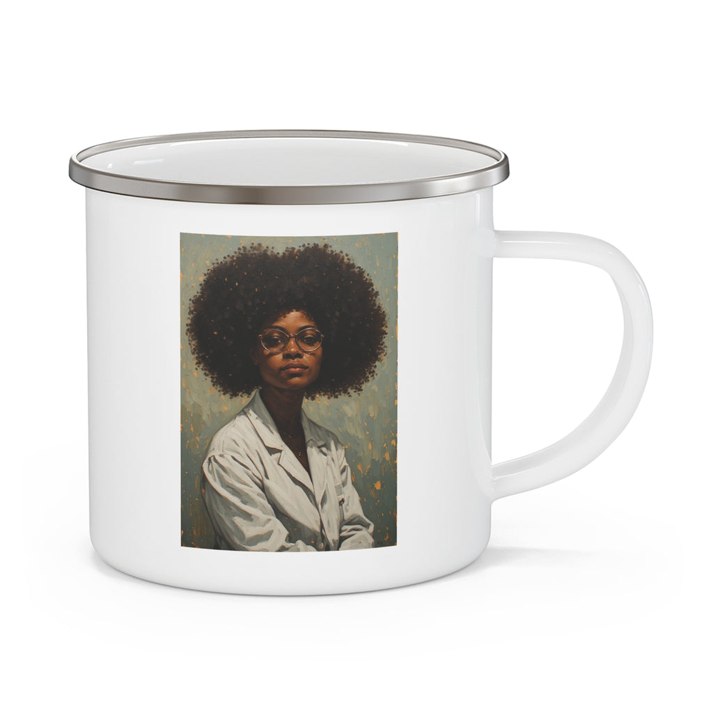 Scientist Camping Enamel Cup
