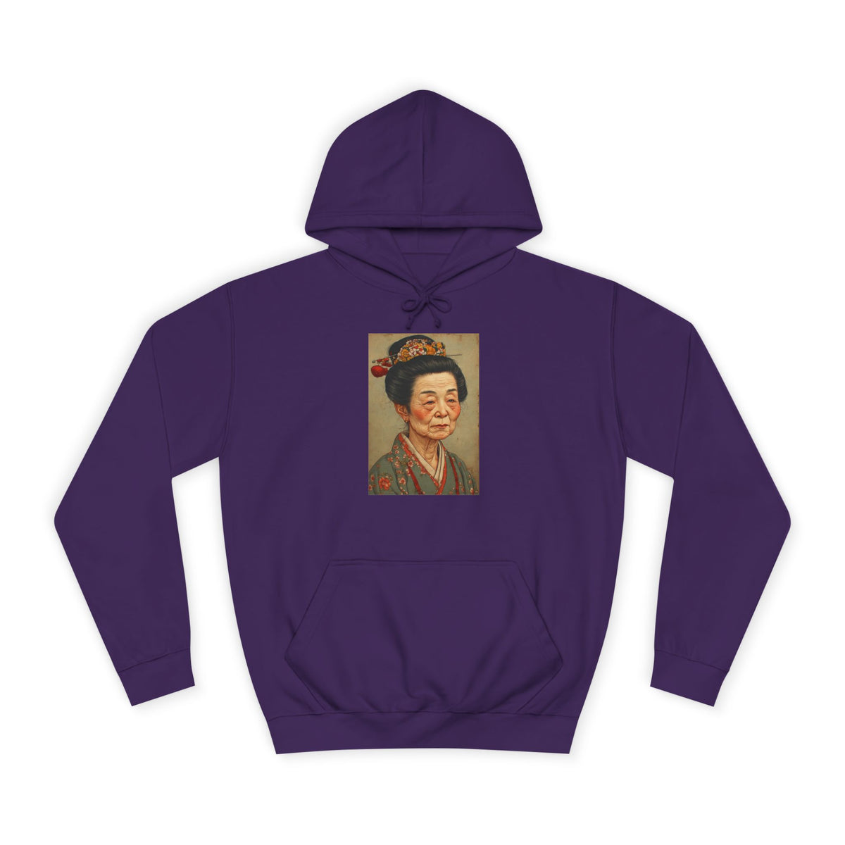 Vintage Japanese Woman Hoodie