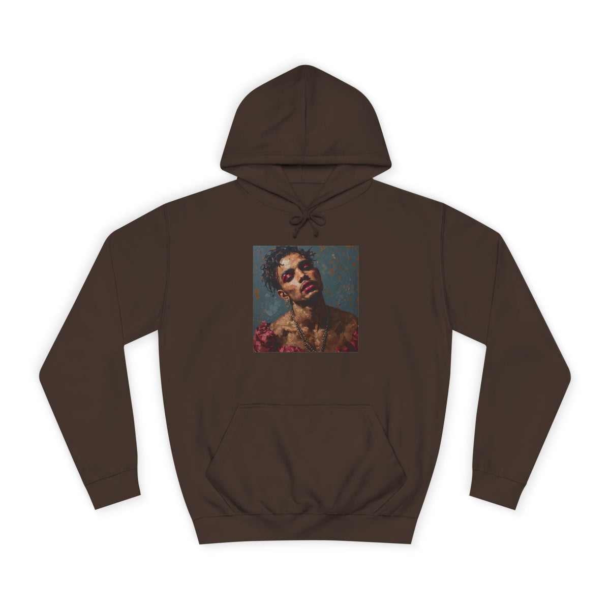 Man w/ Pink Eye Shadow Hoodie
