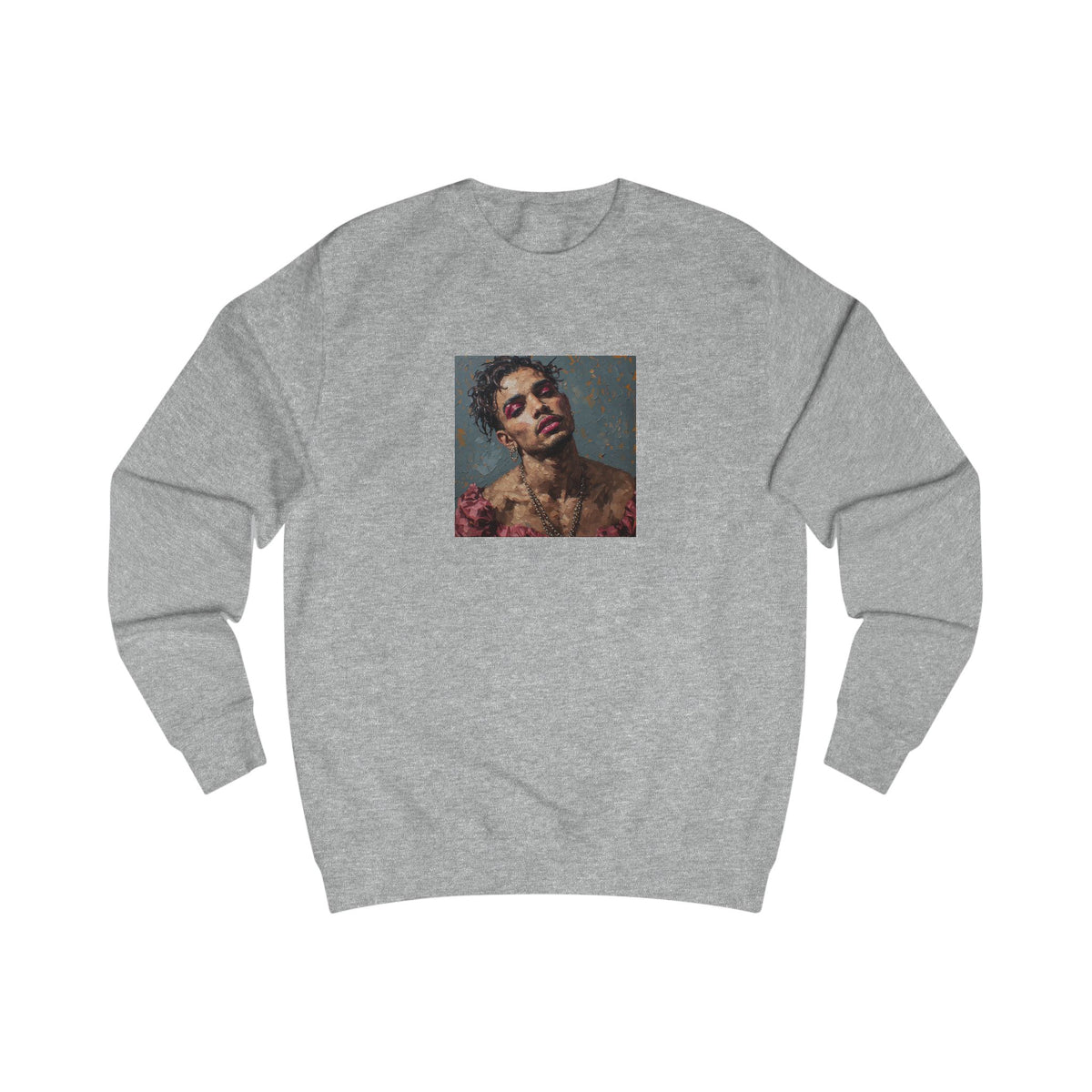 Man w/ Pink Eyeshadow Sweatshirt