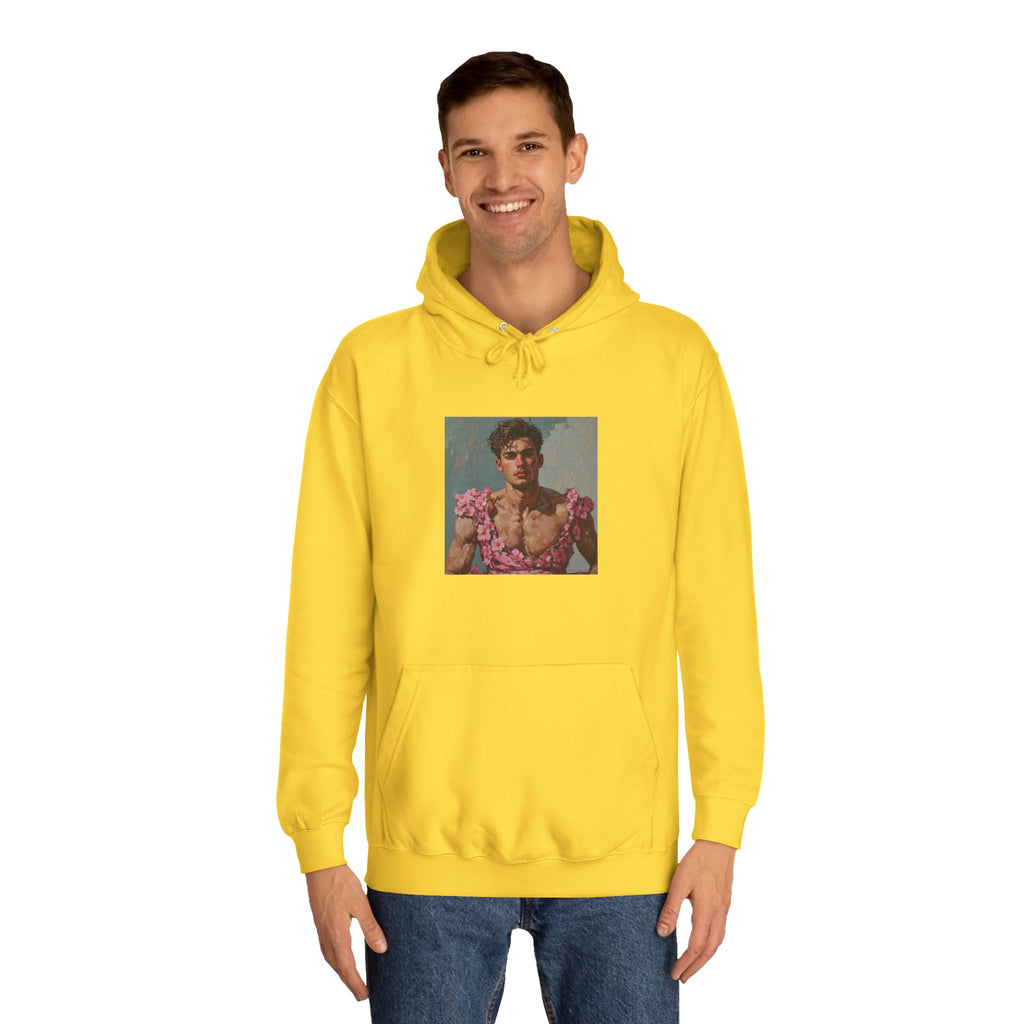 Man In Pink Dress Hoodie