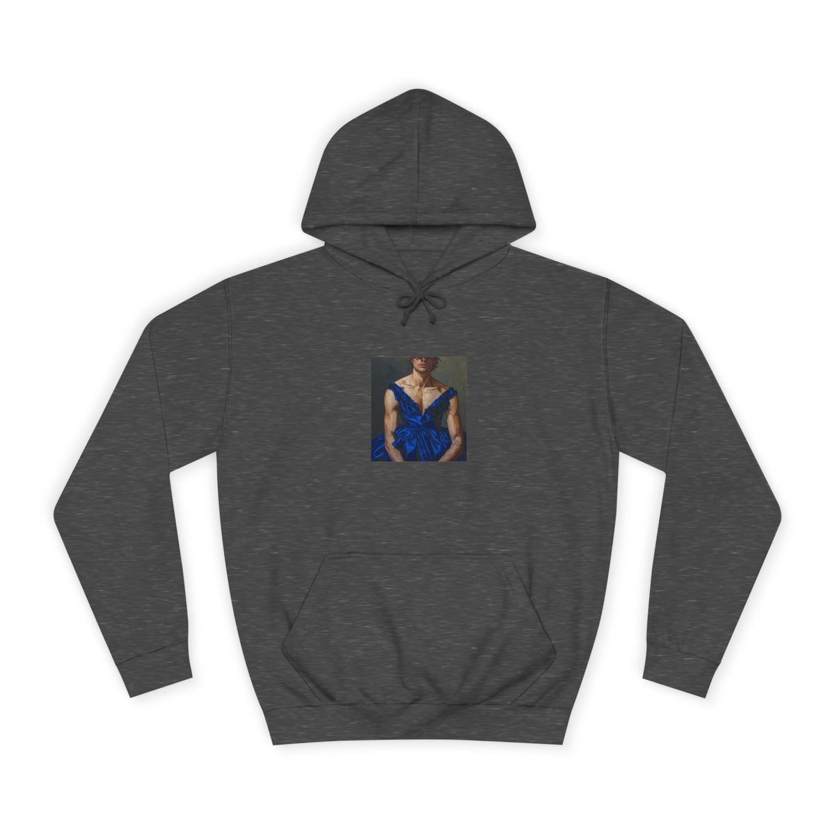 Man In Blue Dress Hoodie