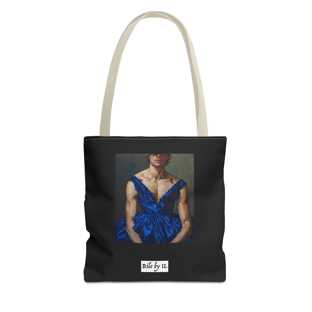 Man In Blue Dress Tote Bag