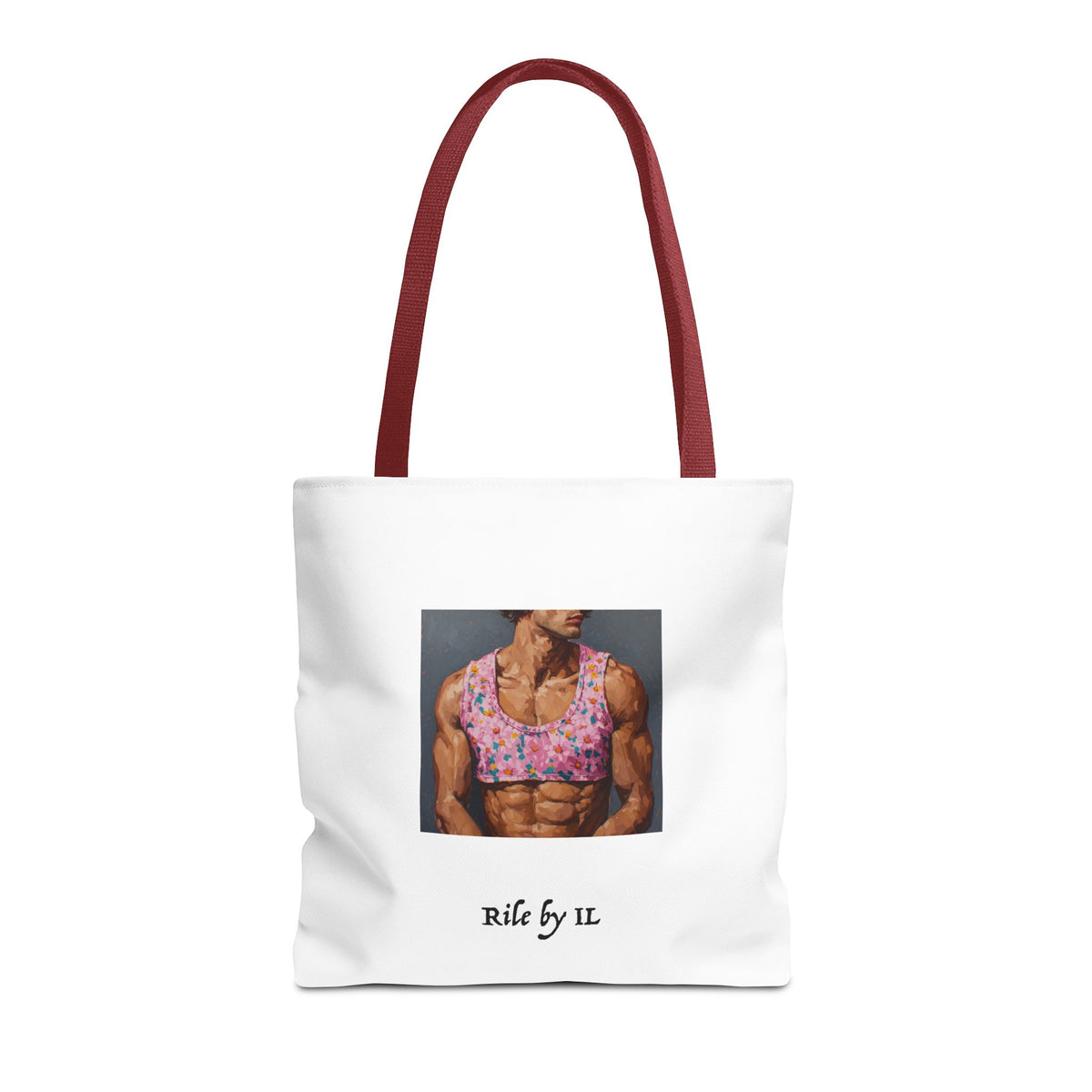 Man In Pink Crop TopTote Bag