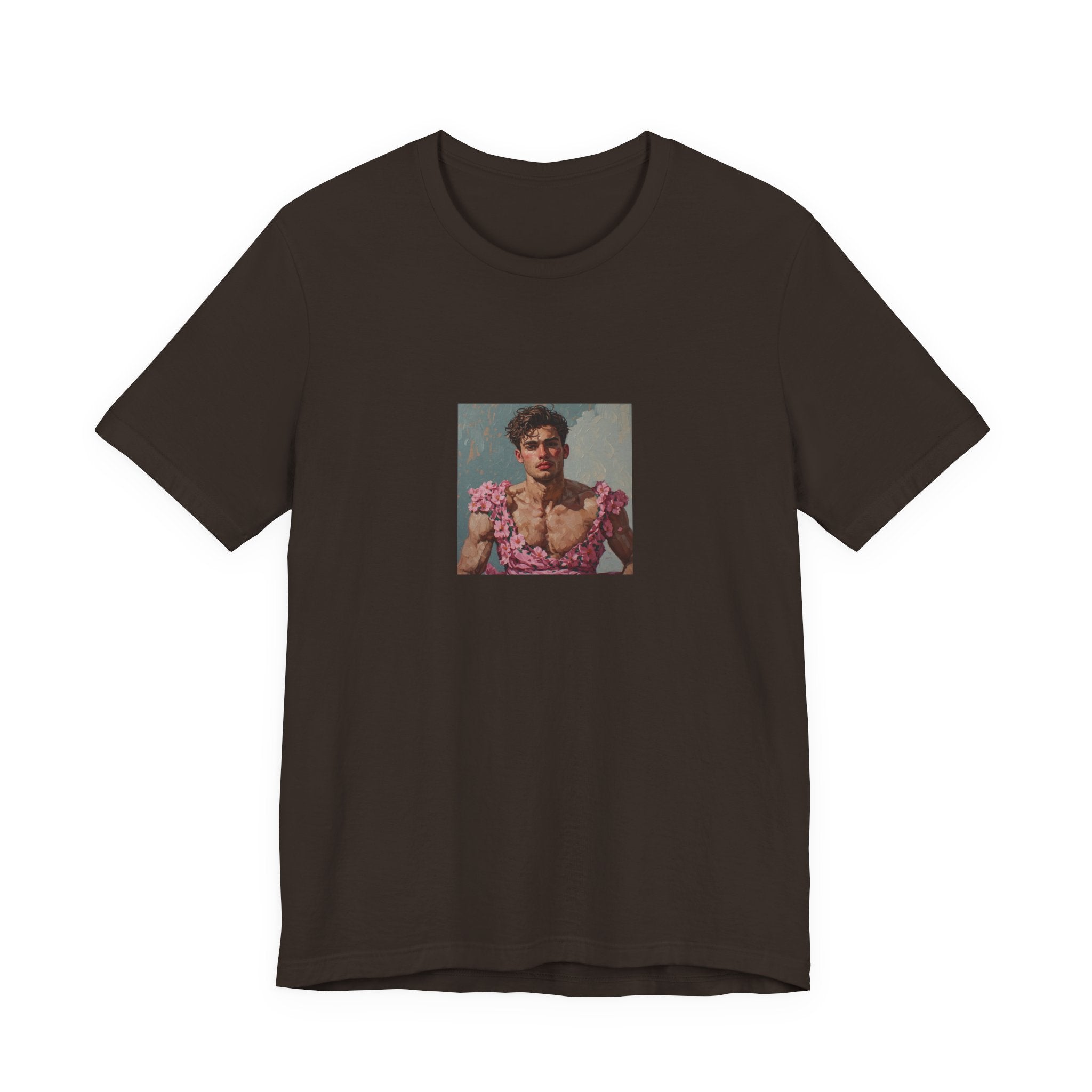 Man In Pink Dress T-shirt