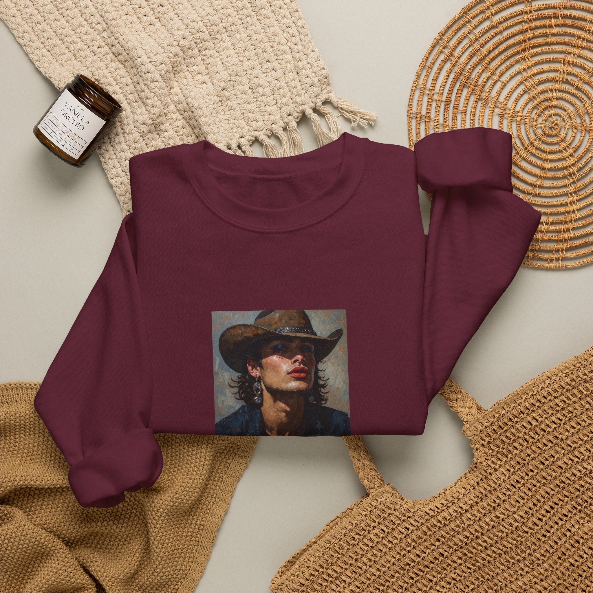 Cowboy Portrait Sweatshirt