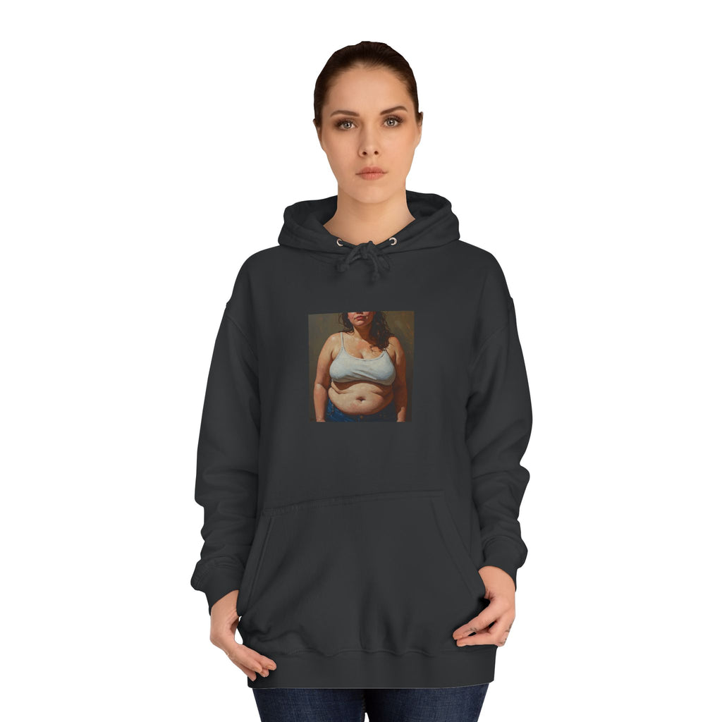 Woman In Jeans Hoodie