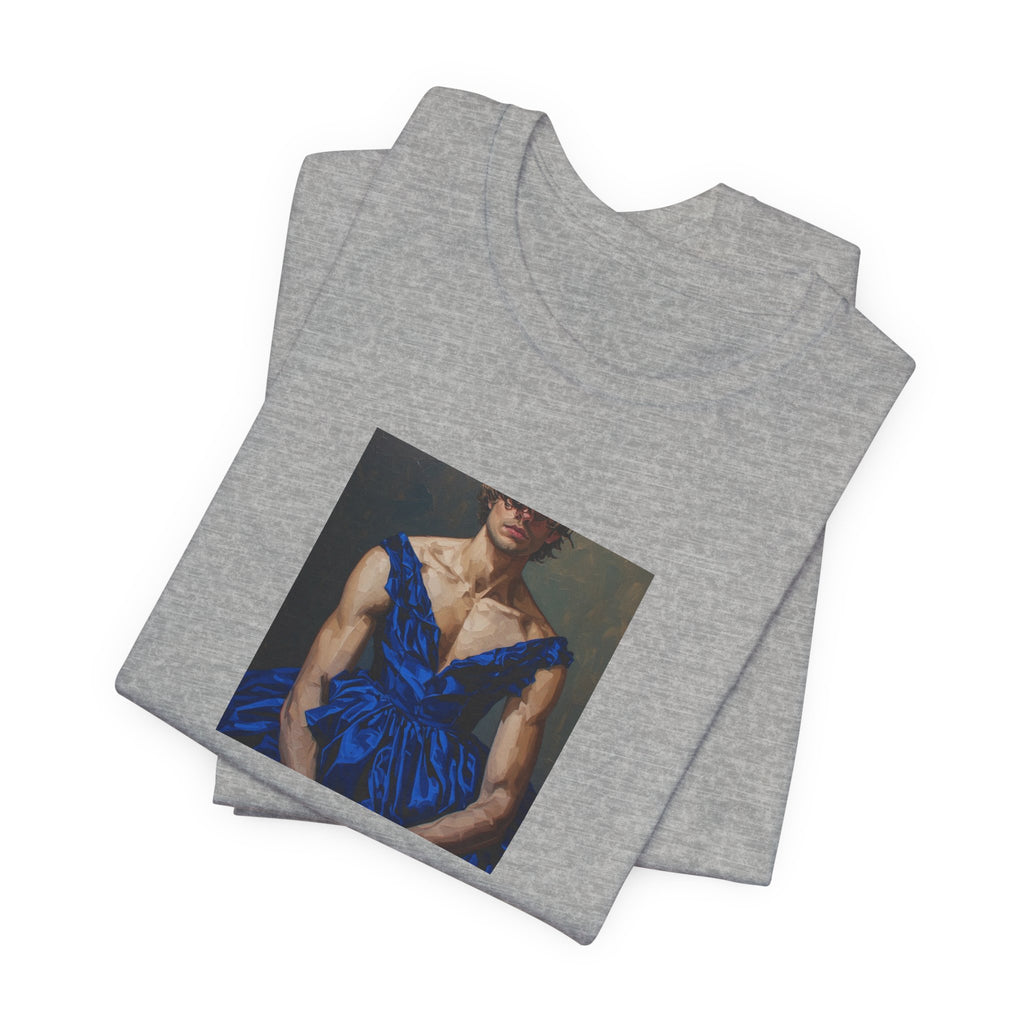 Man In Blue Dress T-Shirt