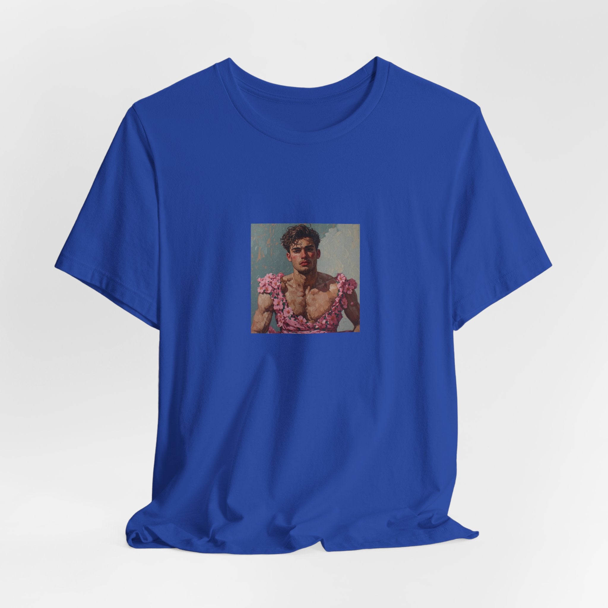 Man In Pink Dress T-shirt