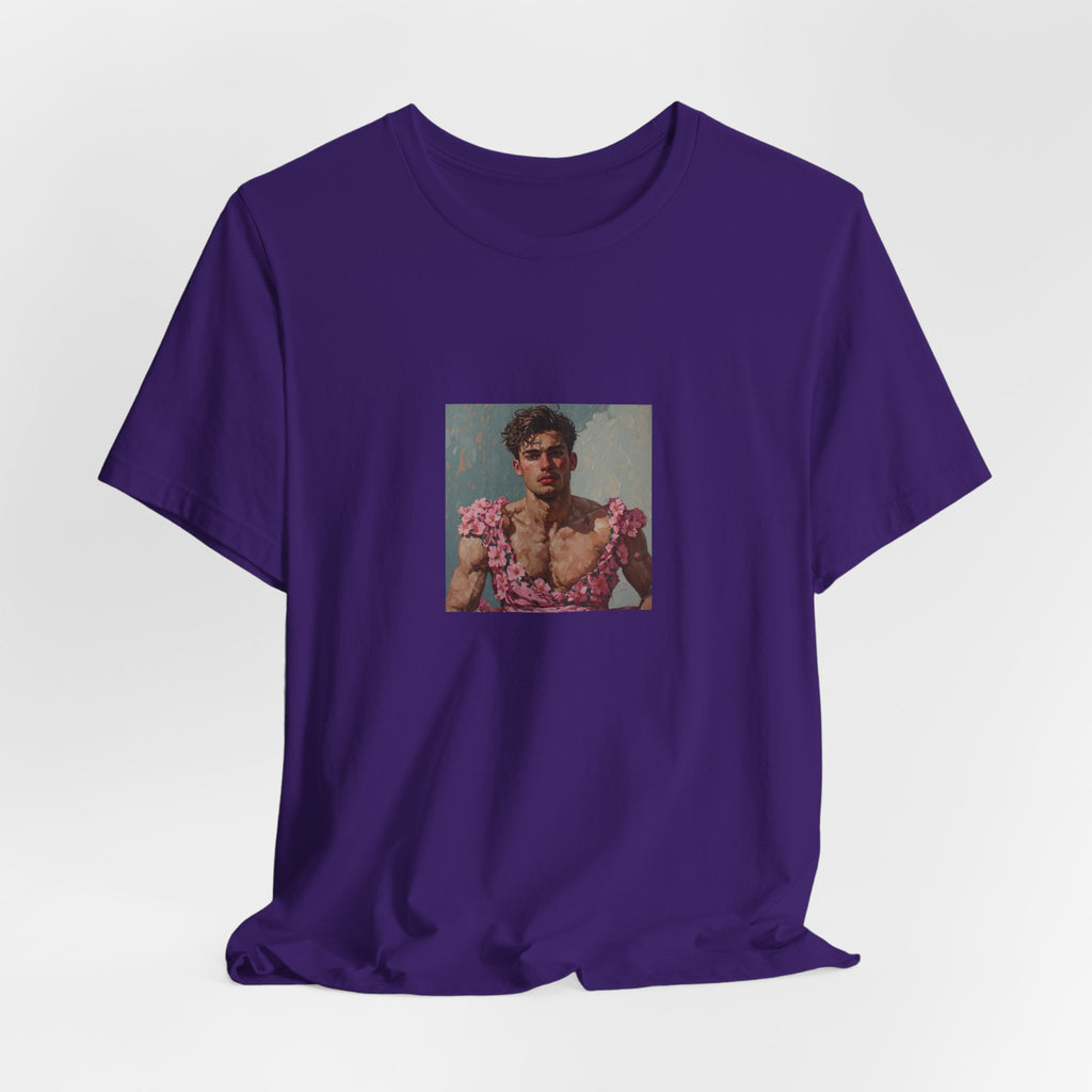 Man In Pink Dress T-shirt