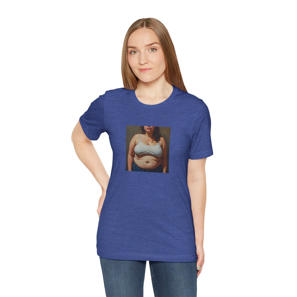 Woman In Jeans T-Shirt