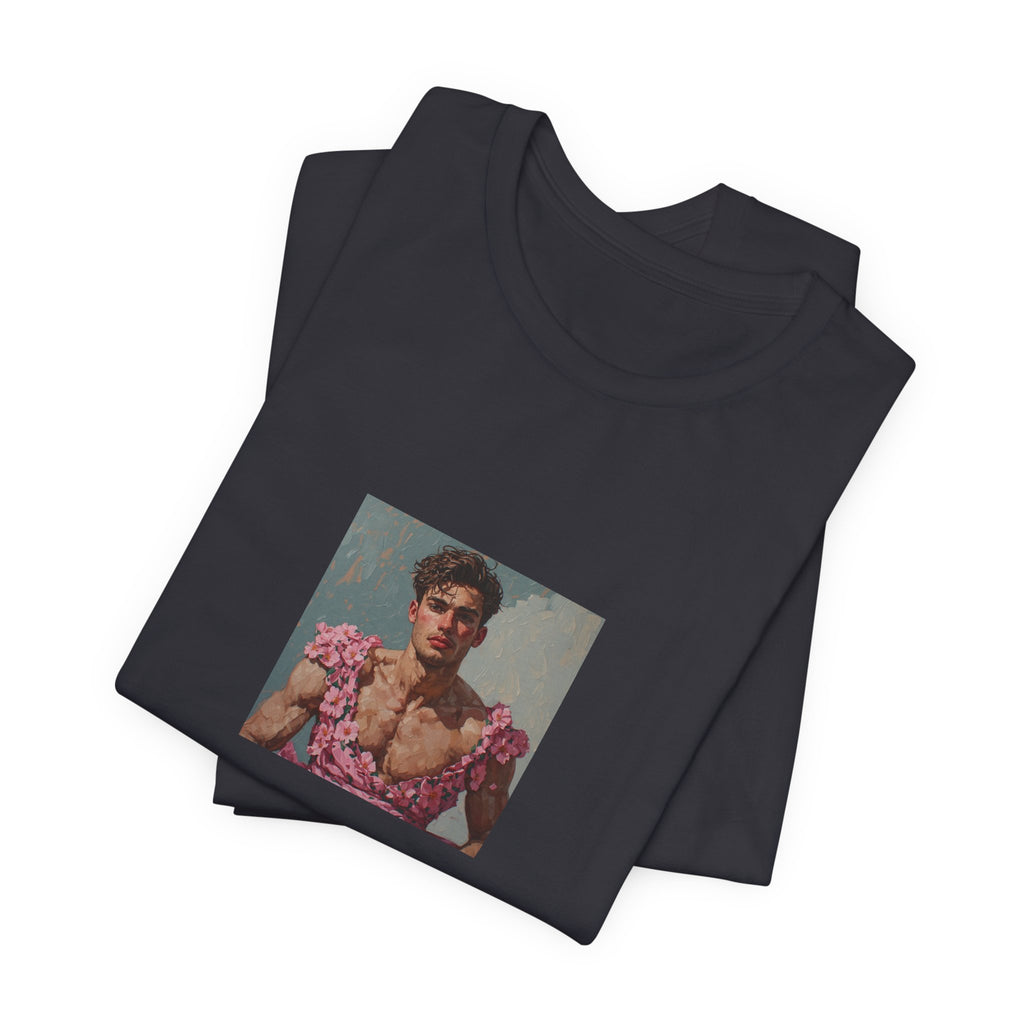 Man In Pink Dress T-shirt