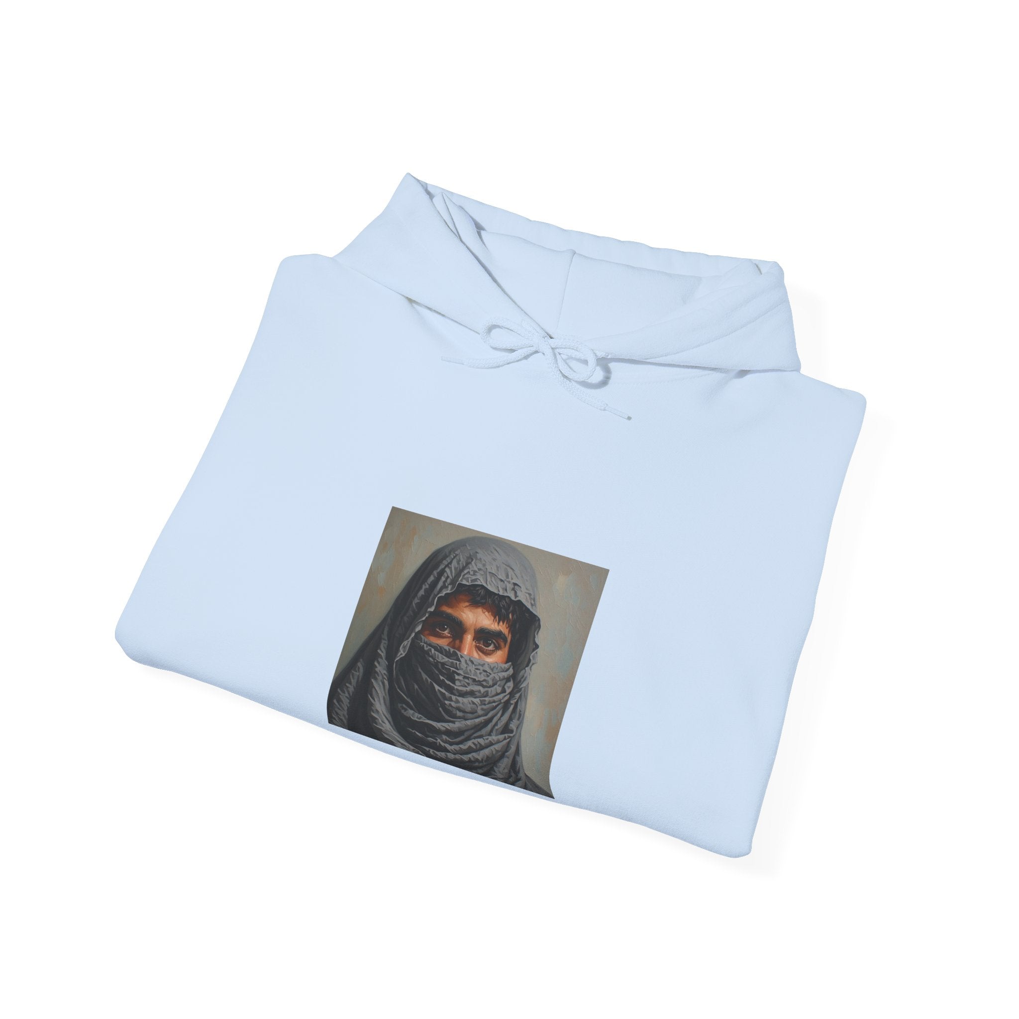 Veiled Man Portrait Hoodie