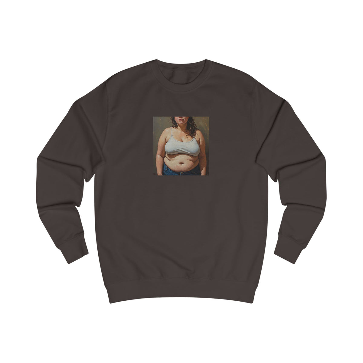 Woman In Jeans Sweatshirt