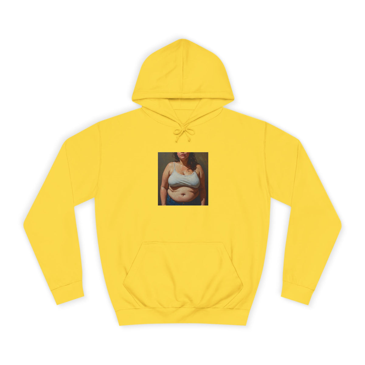 Woman In Jeans Hoodie