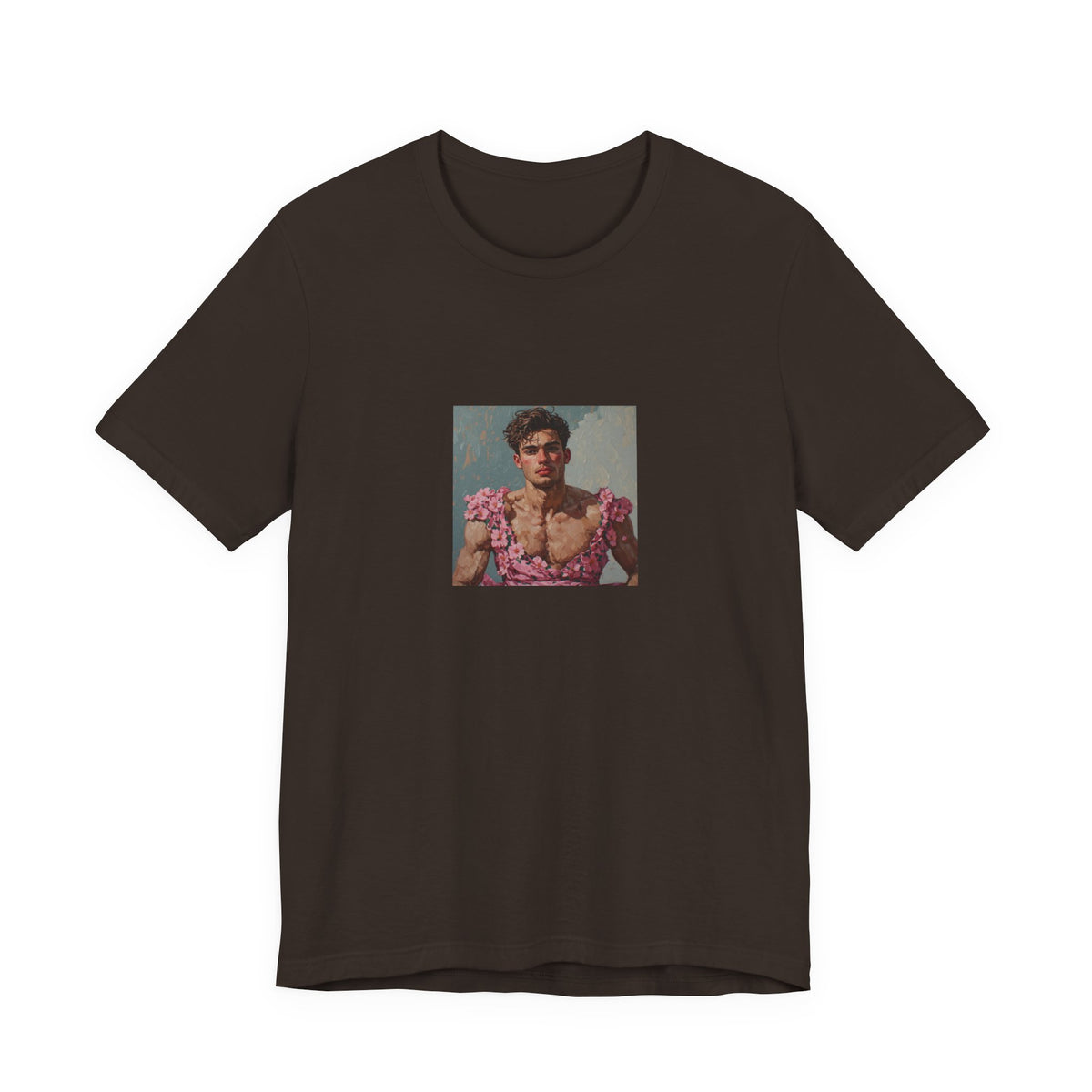 Man In Pink Dress T-shirt