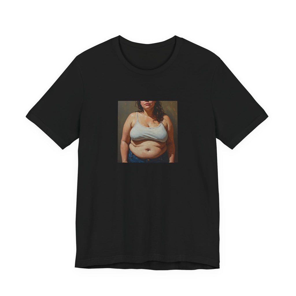 Woman In Jeans T-Shirt