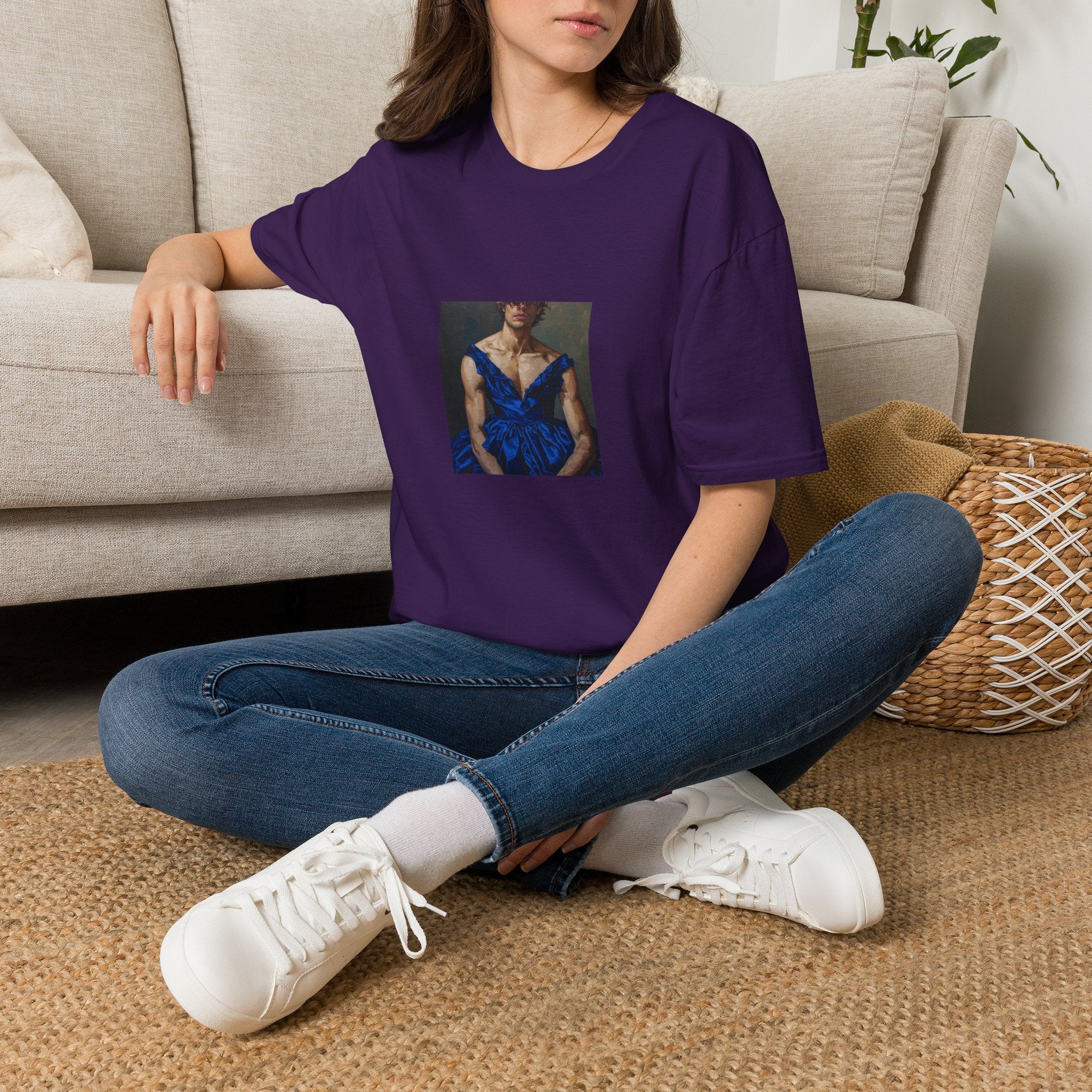 Man In Blue Dress T-shirt