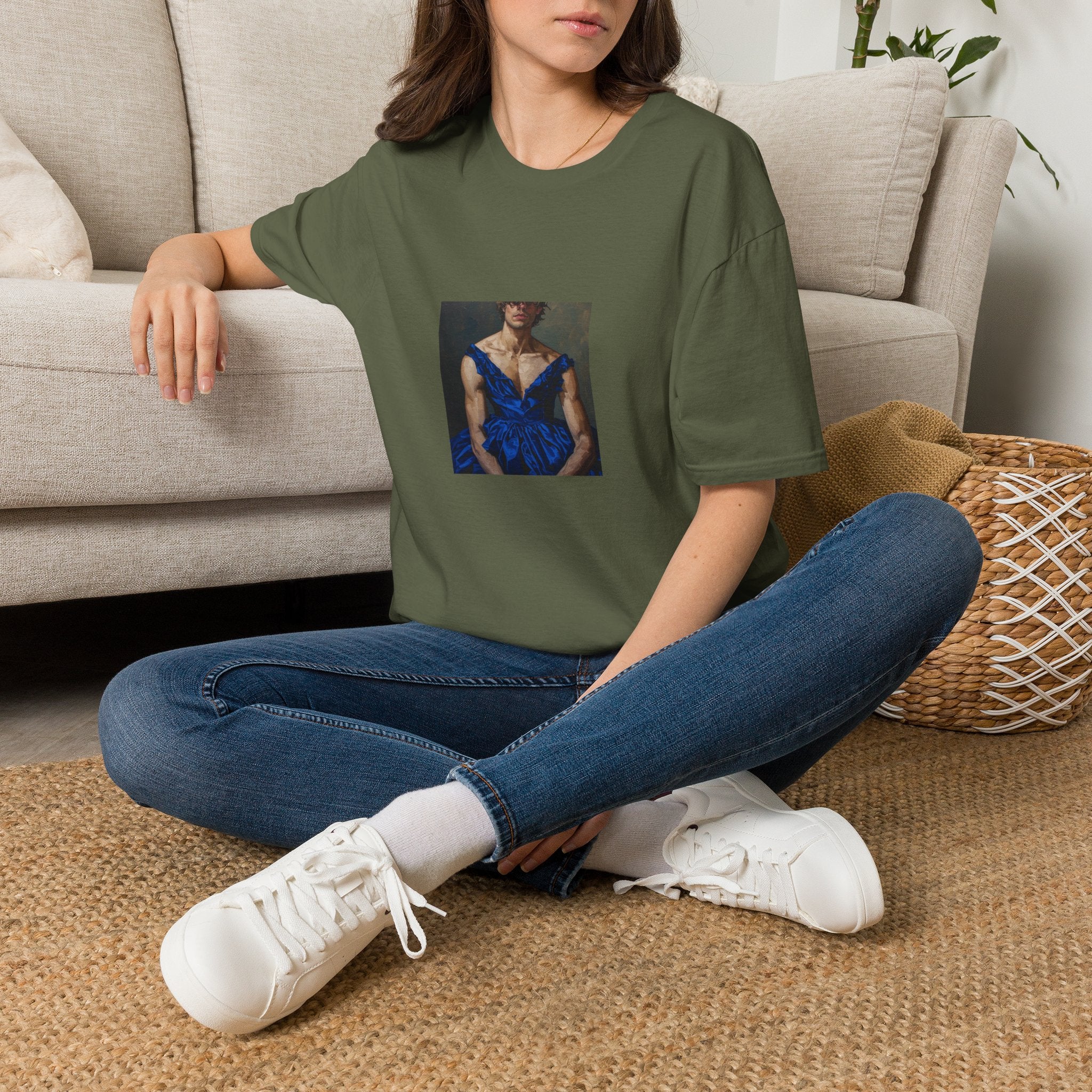 Man In Blue Dress T-shirt