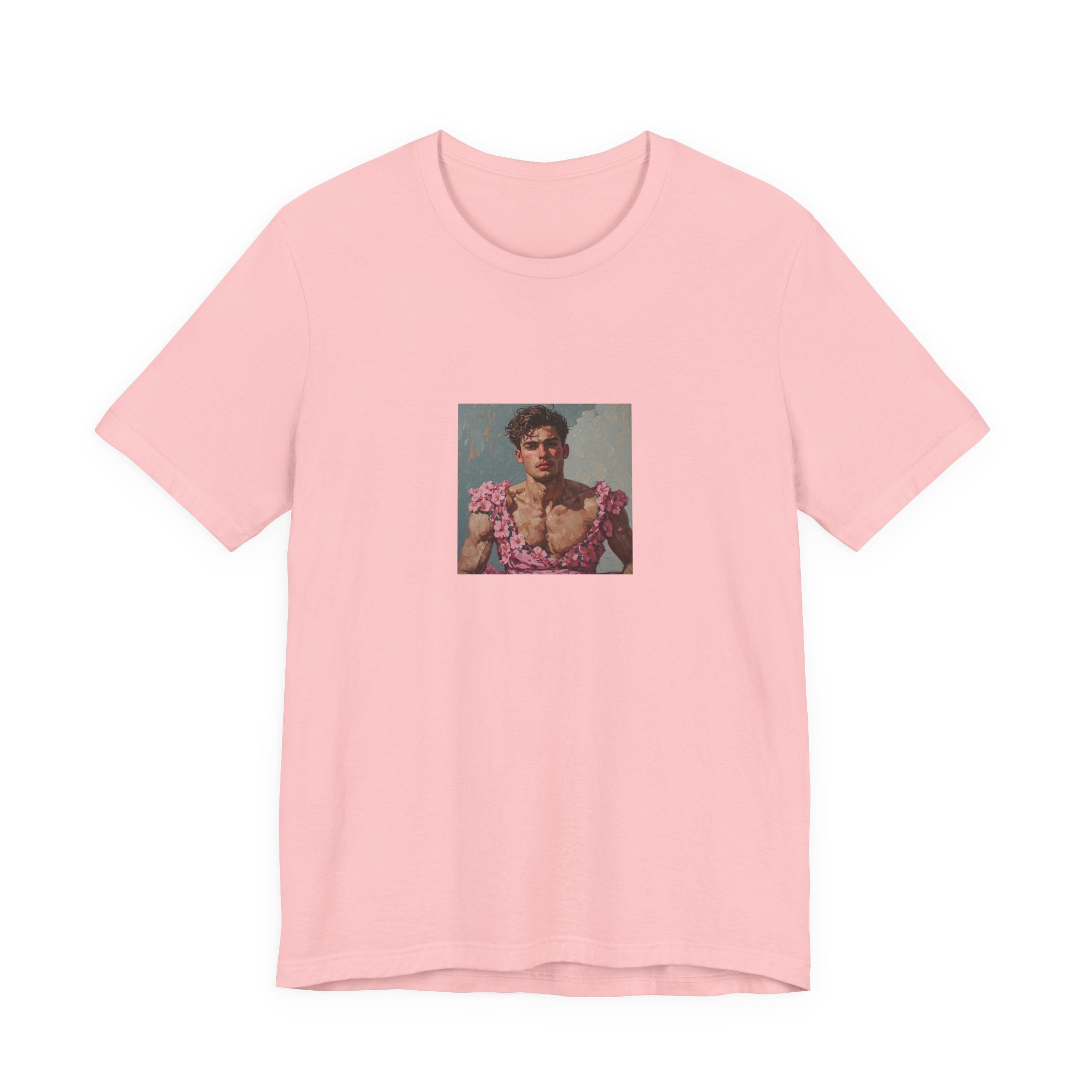 Man In Pink Dress T-shirt