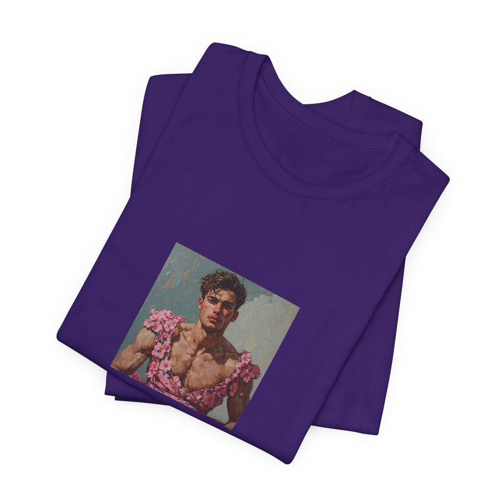 Man In Pink Dress T-shirt
