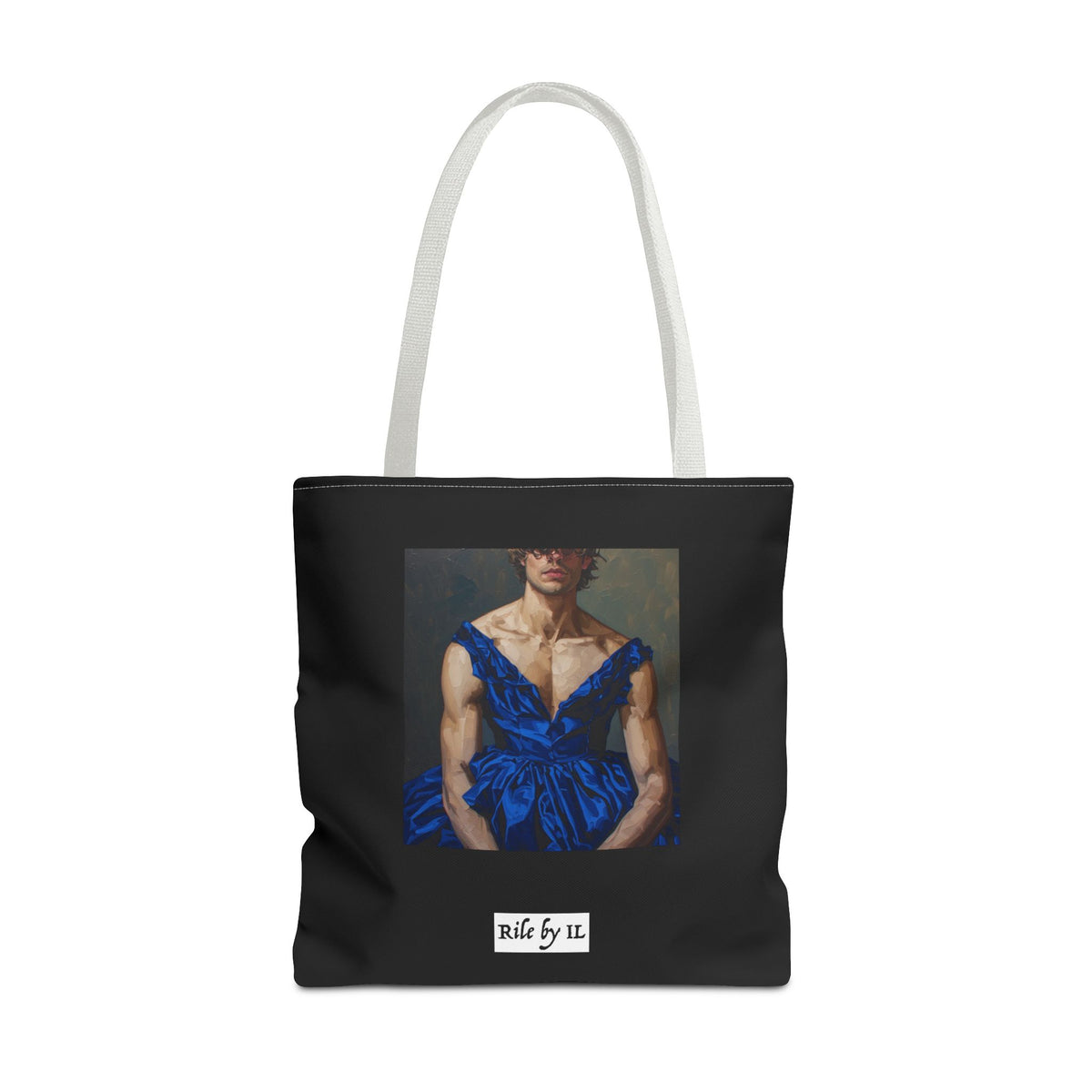 Man In Blue Dress Tote Bag