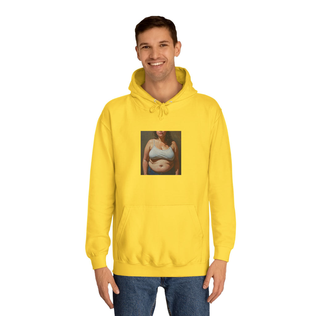 Woman In Jeans Hoodie