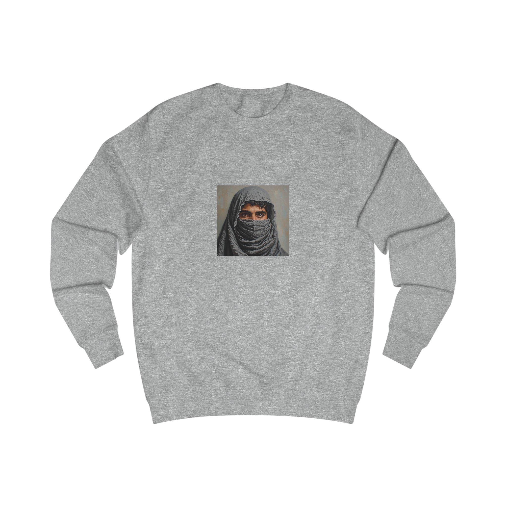Veiled Man Portrait Crewneck Sweatshirt
