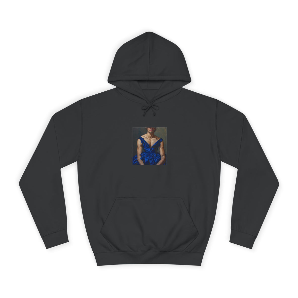 Man In Blue Dress Hoodie