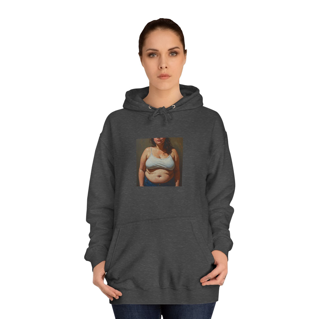 Woman In Jeans Hoodie